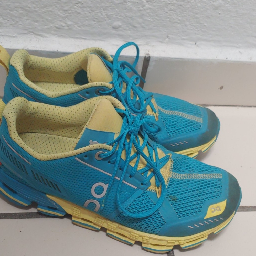 On cloud shoes